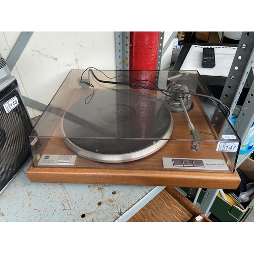 147 - Dual C8 5000 turntable (no power cable)