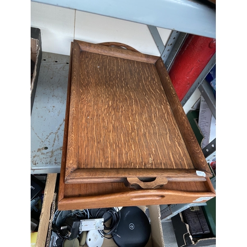 149 - 2 Wooden lap trays