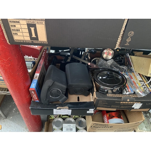 181 - Assorted lot including speakers