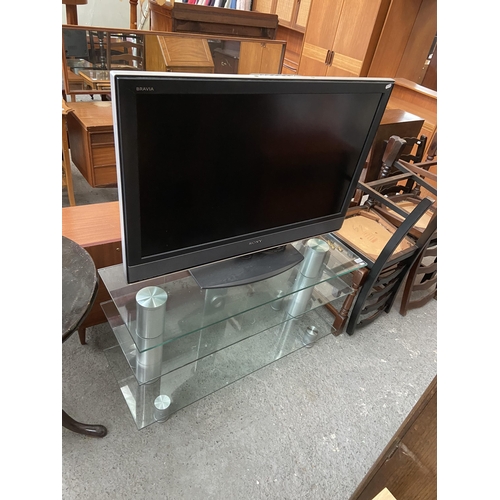 338 - Sony TV and stand