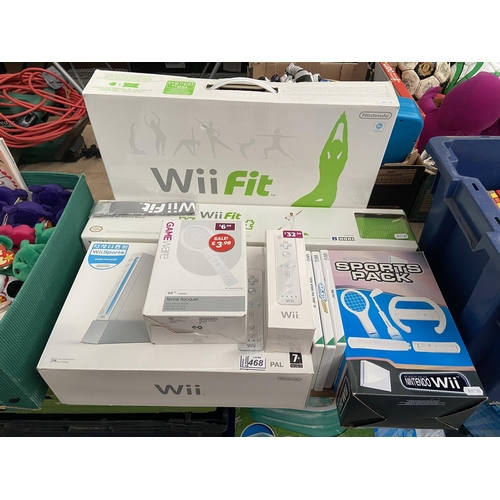 468 - Nintendo Wii and accessories