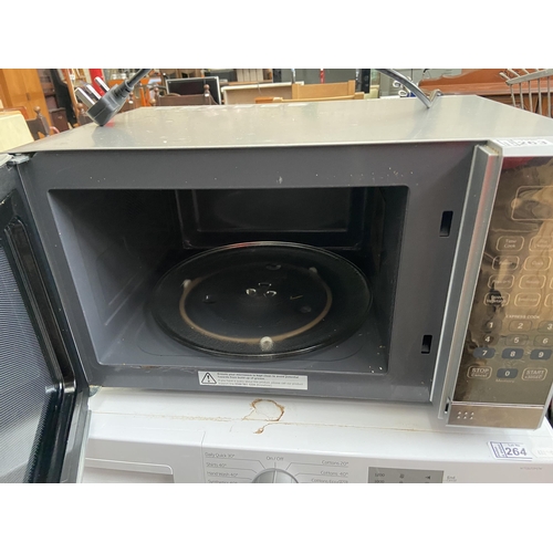 263 - Stainless steel microwave