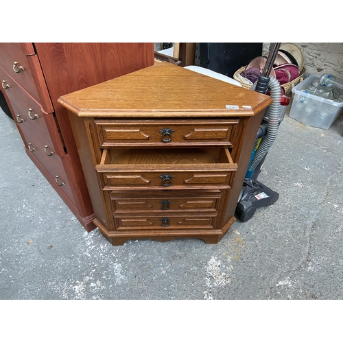 362 - 5 Drawer corner cabinet