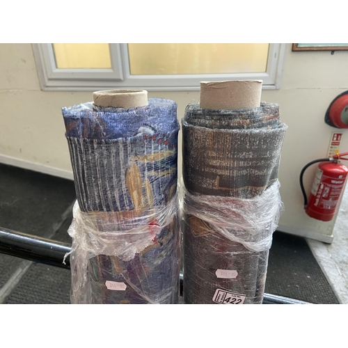 422 - 2 Rolls of fabric