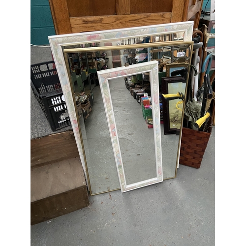 549 - 3 Framed mirrors