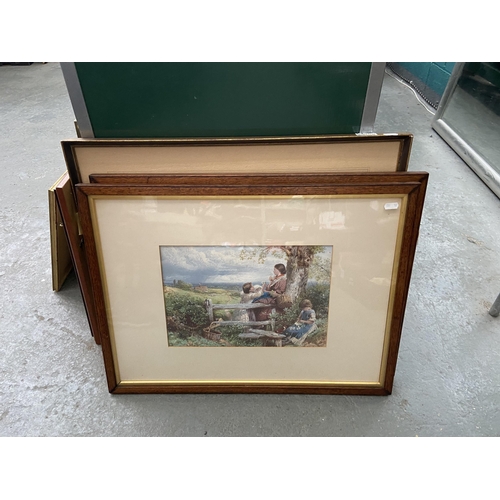 559 - 2 Framed and glazed vintage prints