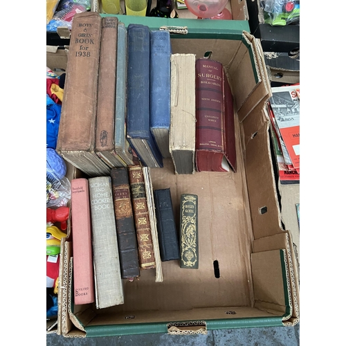 83 - Box containing vintage home cookery books etc