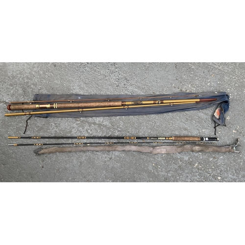 98 - Shakespeare fishing rod plus one other