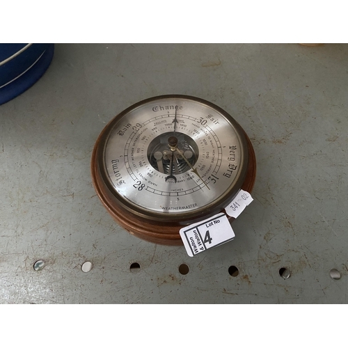 4 - Weathermaster barometer