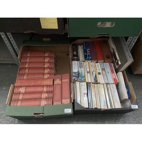 11 - 2 Boxes containing books including Universal Encyclopedia