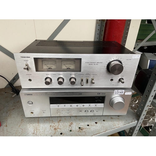 148 - Toshiba amp and Yamaha receiver