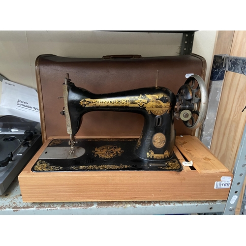 169 - Vintage Singer sewing machine