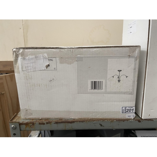 201 - New and boxed light fitting