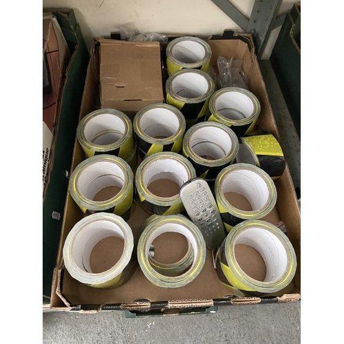 219 - Box containing hazard tape