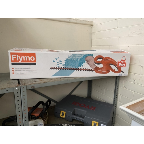 234 - Boxed Flymo hedge trimmer