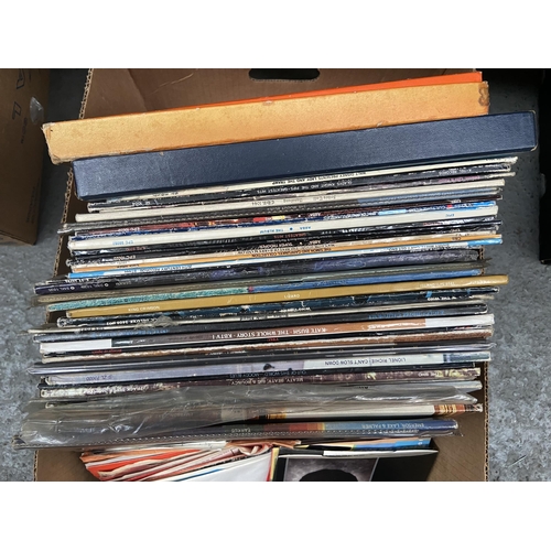 107 - Box containing LPs and singles