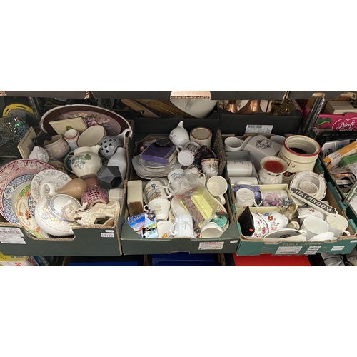 122 - 3 Boxes containing assorted China and ceramics
