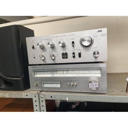 145 - Hitachi tuner and JVC amp