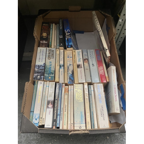 18 - Box containing books