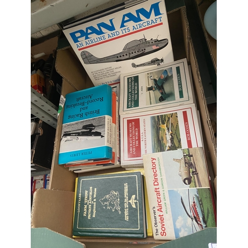 29 - Box containing aircraft books