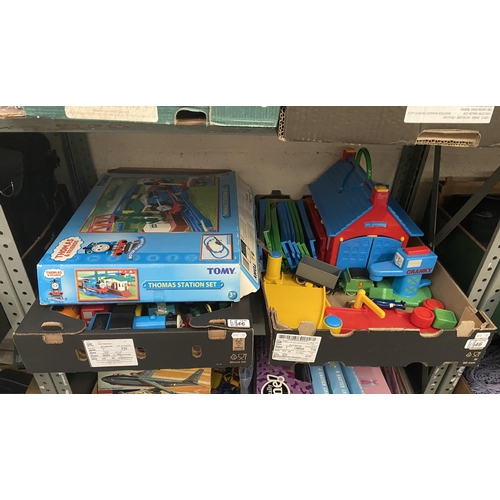 46 - 2 Boxes containing Thomas & Friends trains
