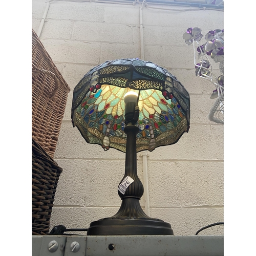 76 - 'Tiffany' style lamp