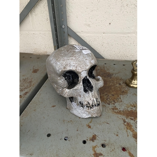 23 - Concrete skull