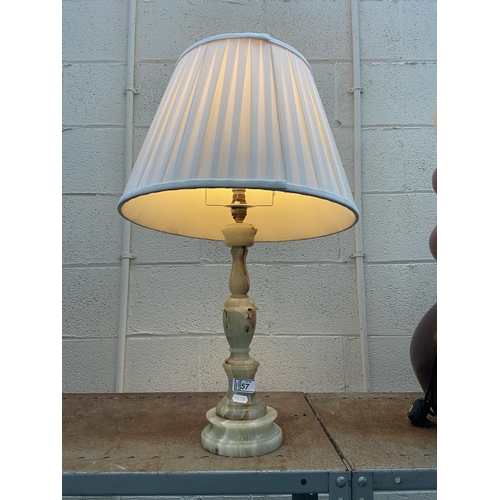 57 - Onyx table lamp