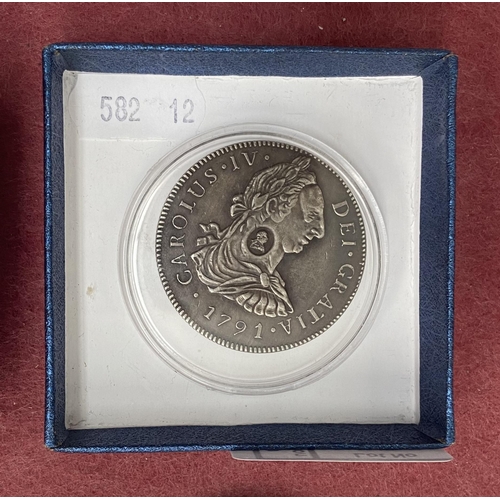 1791 Spanish restrike coin