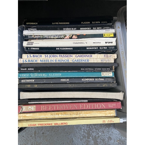 75 - 3 Boxes containing LPs including Elvis and Johnny Cash