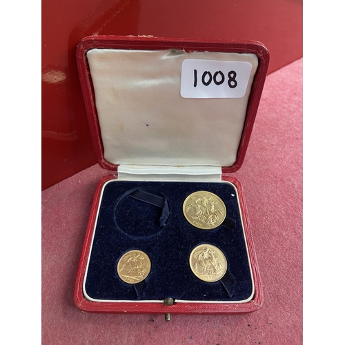 1008 - 1902 Half, full and double sovereign - Only 10% buyer's premium