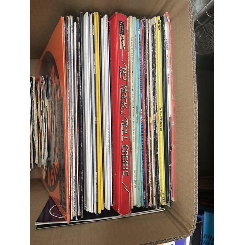 107 - Box containing LPs and singles