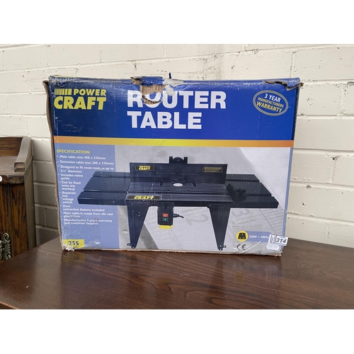 314 - Power Craft router table