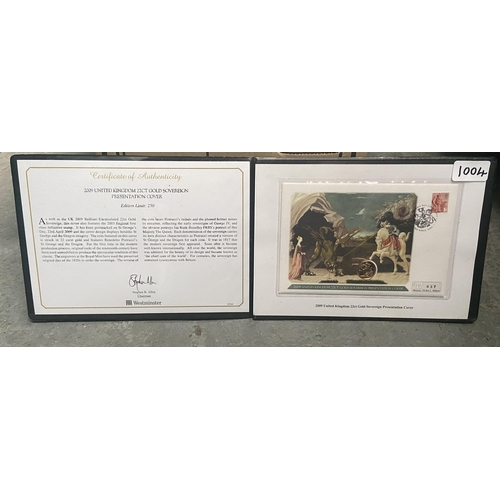 1004 - 2009 Full sovereign presentation cover - Only 10% buyer's premium