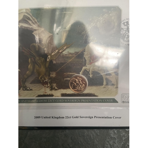 1004 - 2009 Full sovereign presentation cover - Only 10% buyer's premium