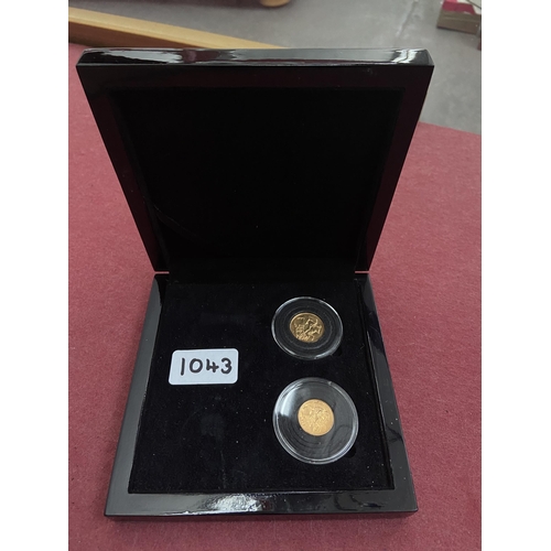 1043 - Cased 1910 full & half sovereigns  - Only 10% buyer's premium