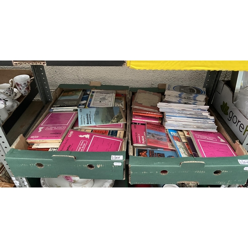 64 - 2 Boxes containing ordnance survey maps