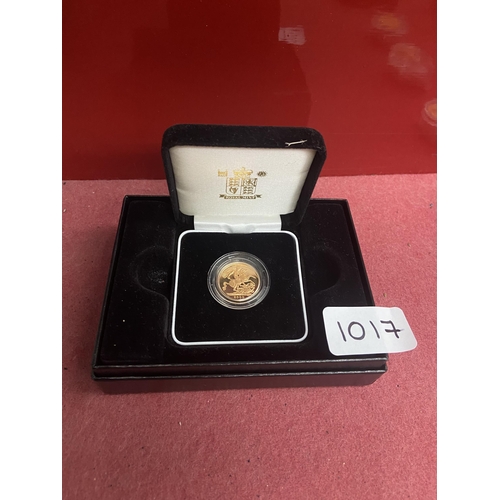 1017 - 2000 Gold proof sovereign - Only 10% buyer's premium