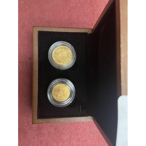 1021 - 1842 Full & half sovereign set  - Only 10% buyer's premium