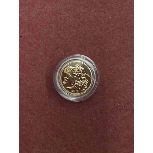 1024 - 2018 Gold proof sovereign - Only 10% buyer's premium