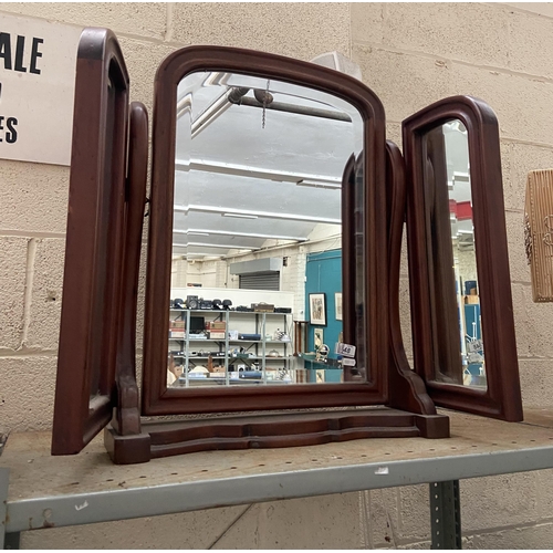 48 - Vintage table top vanity mirror