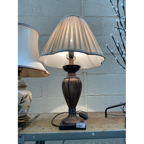 61 - 2 Modern table lamps