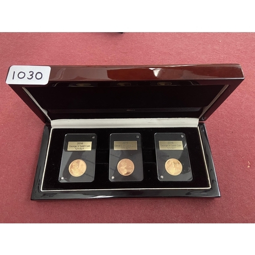 1030 - 2016 Gold proof '3 Kings' sovereign set - Only 10% buyer's premium