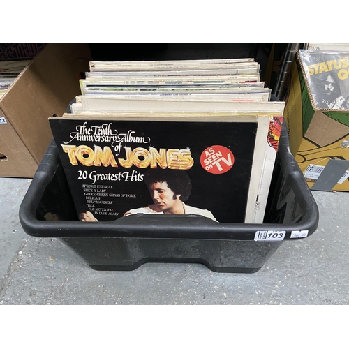 103 - Box containing LPs
