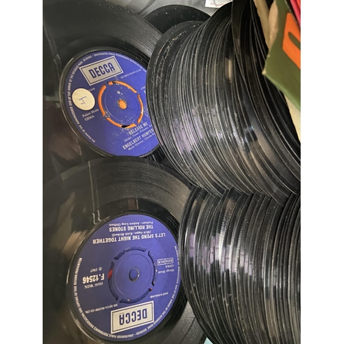 107 - 2 Boxes containing LPs and singles