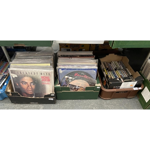 119 - 3 Boxes containing LPs and cassettes