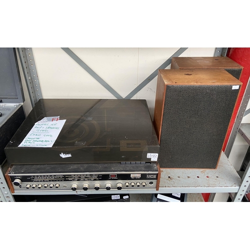182 - Fidelity MC2 turntable system and speakers