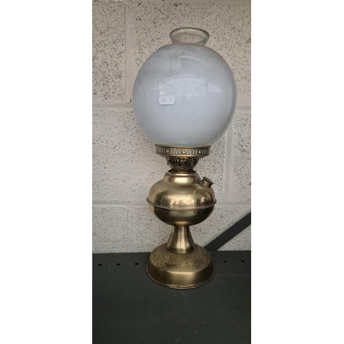 25 - 3 Vintage oil lamps