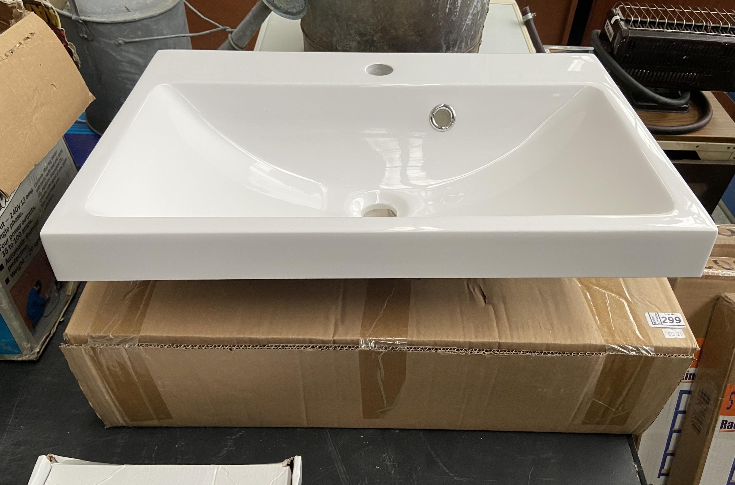 New Victoria Plum inset basin