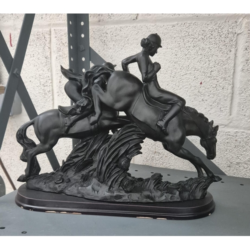 3 - Large resin 'horse racing' study